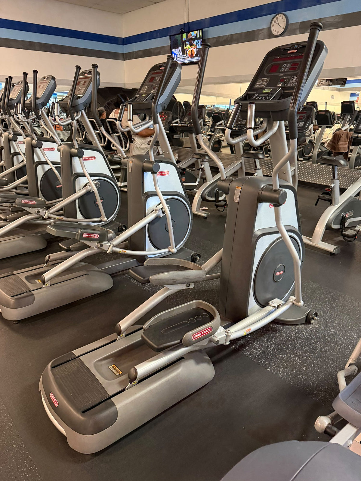 Precor EFX elliptical cross-trainers – used commercial gym equipment package