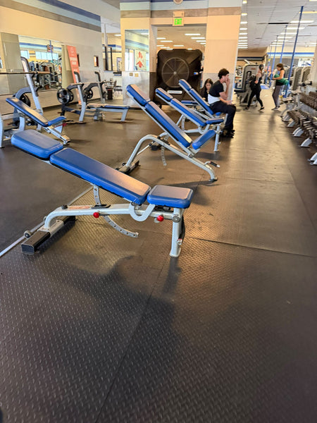 Star Trac adjustable weight benches – used commercial gym equipment package