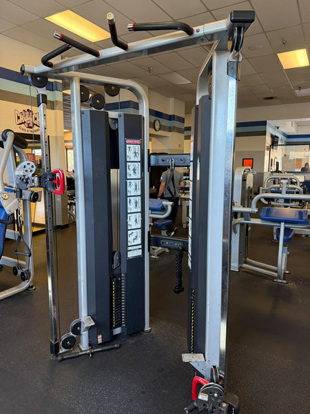 Star Trac Impact dual adjustable pulley cable station – used commercial gym equipment package