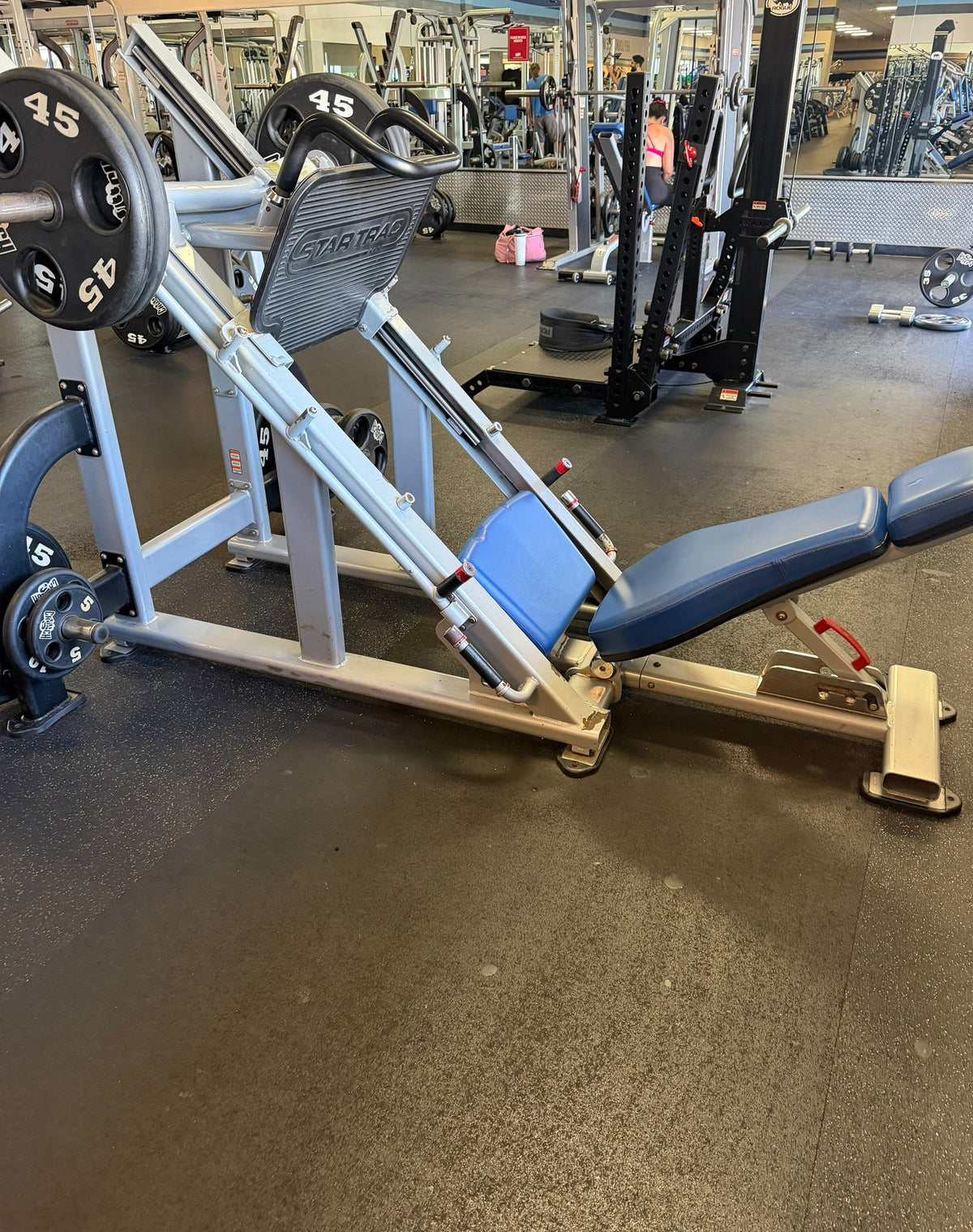 Star Trac plate-loaded leg press – used commercial gym equipment package