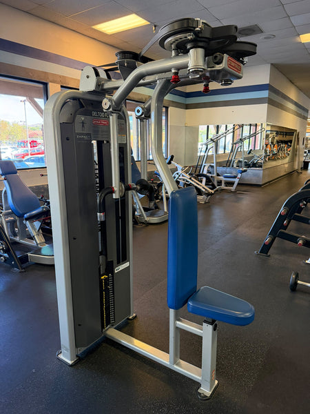 Star Trac selectorized pec fly / deltoid machine – used commercial gym equipment package