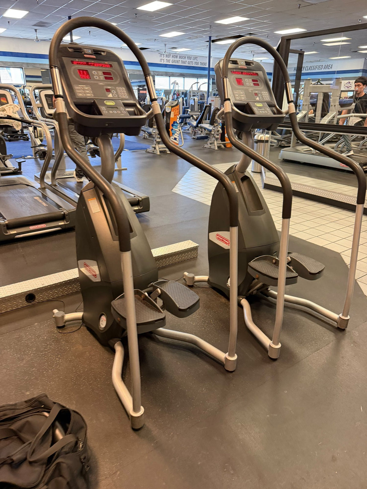 Star Trac commercial steppers – used commercial gym equipment package