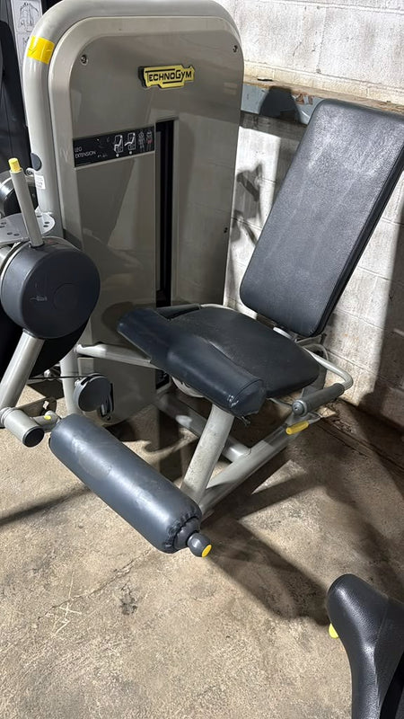 Used Technogym selectorized leg extension – 23-piece commercial strength package MWP1