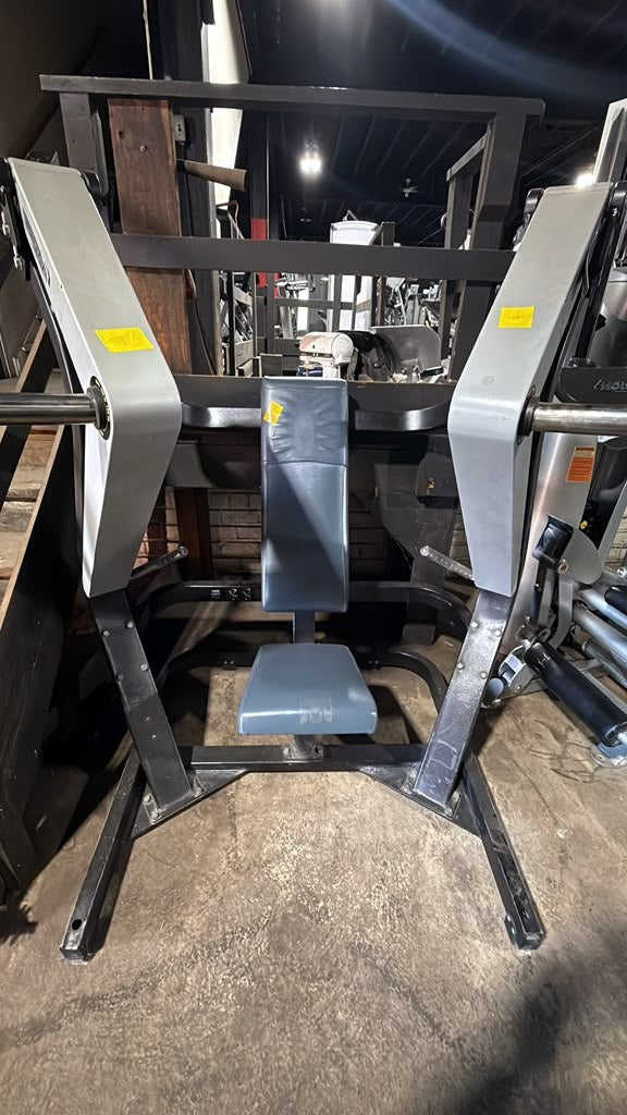 Used Technogym plate-loaded wide chest press – 23-piece commercial strength package MWP1
