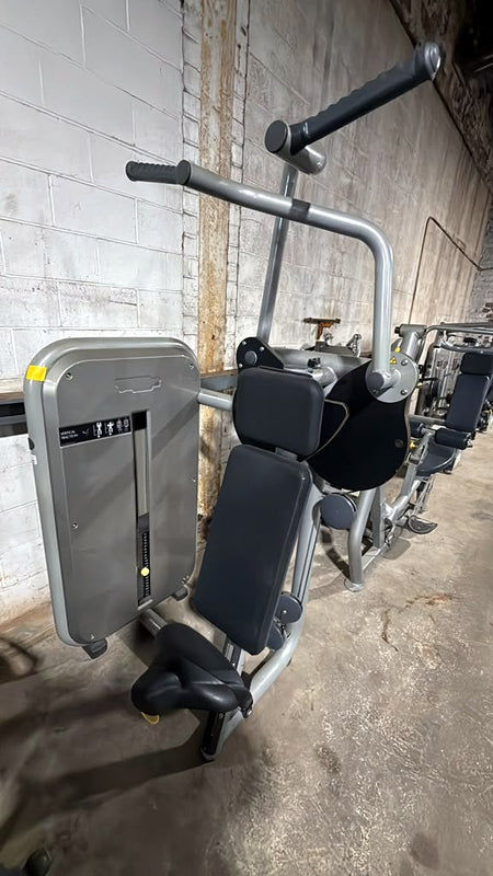 Used Technogym selectorized pulldown – 23-piece commercial strength package MWP1