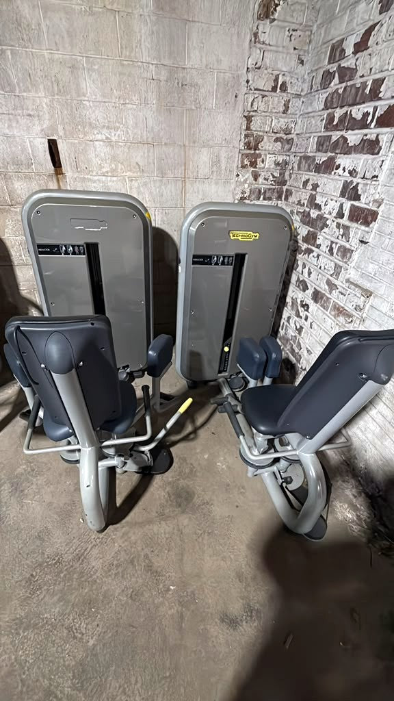 Two used Technogym selectorized strength machines – 23-piece commercial strength package MWP1