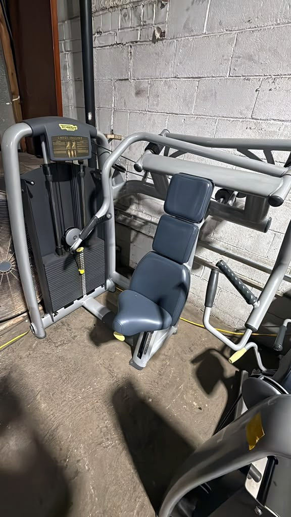 Used Technogym selectorized strength machine – 23-piece commercial strength package MWP1